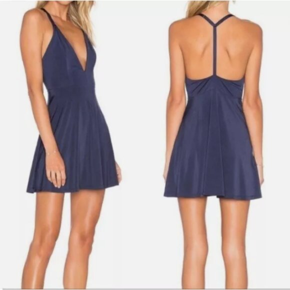 Revolve NBD x Navin Twins Dress Women's XL Navy Sugar Sugar Mini Dress - Picture 2 of 12